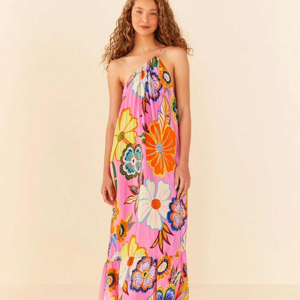 FARM Rio Full Garden Maxi Dress NWT $265